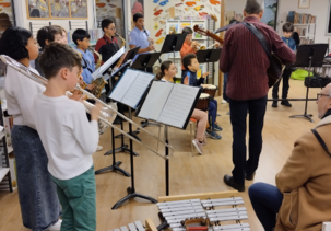 Représentation du Conservatoire à la médiathèque des Trois-Cités