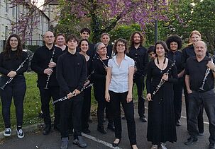 ensemble de clarinettes. Crédit : Marion Dreyer